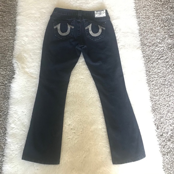 True Religion Boot Cut w/ Sequins Accents Jeans 26 - Picture 6 of 12